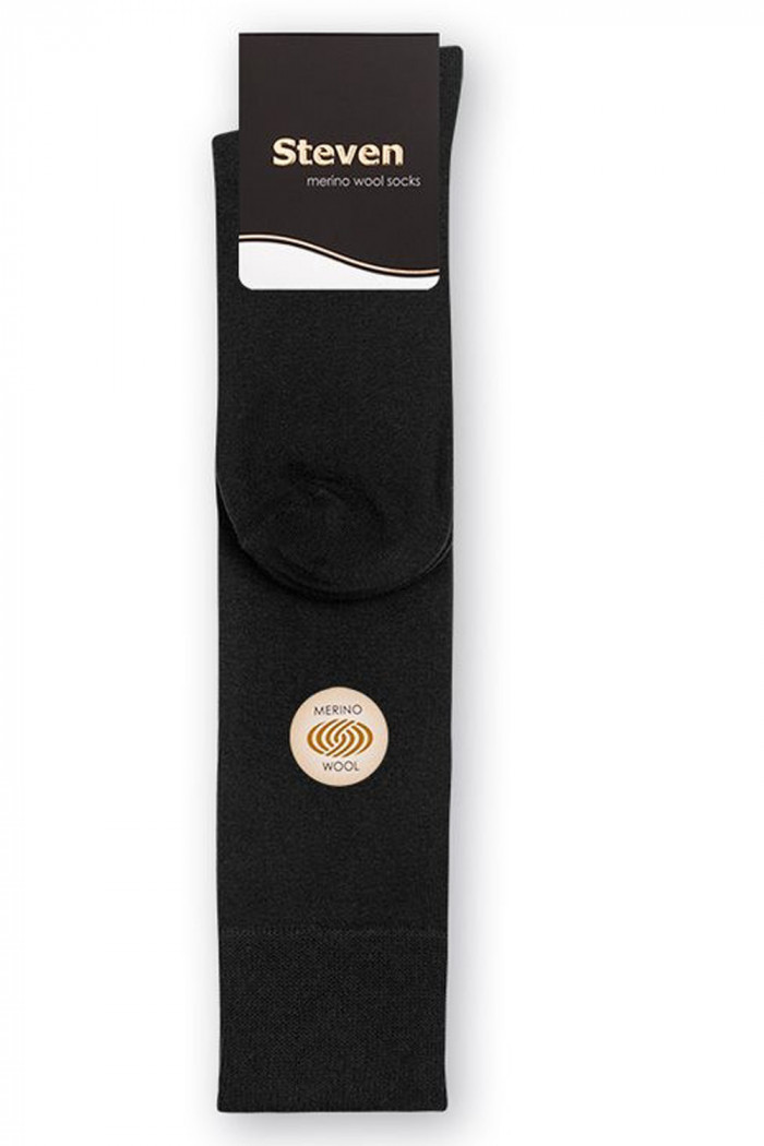 Високі шкарпетки чоловічі з вовни мериноса STEVEN Merino Wool 008