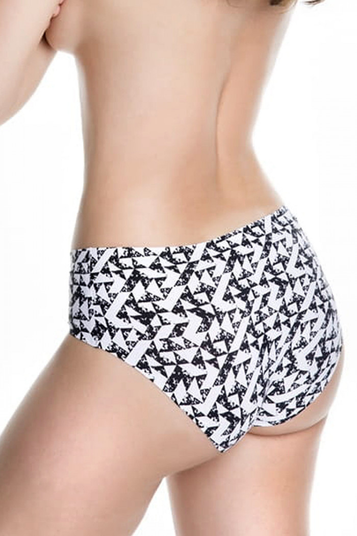 Безшовні трусики з геометричним принтом Julimex Optic