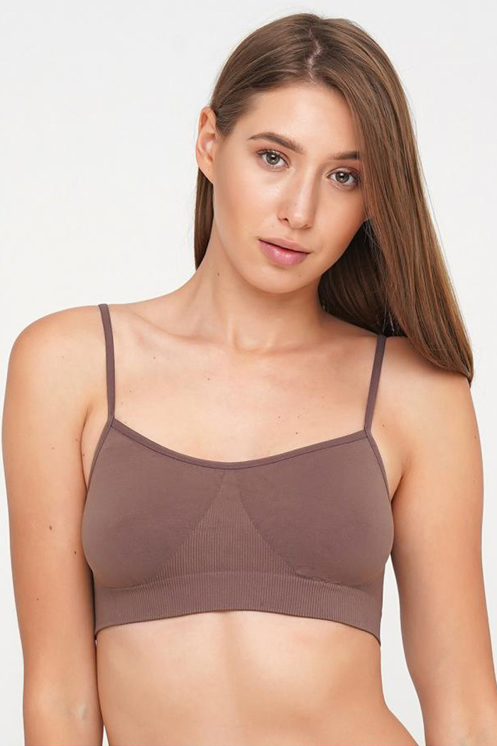 Tоп на тонких бретелях Giulia Brassiere Deep Taupe