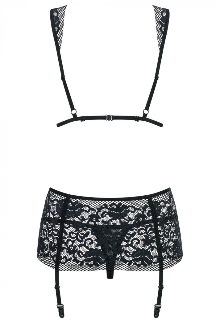 Комплект с широким поясом Obsessive Figurea Set