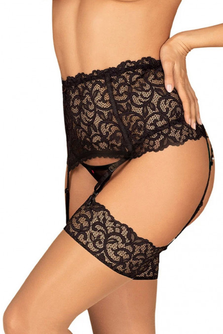 Кружевной пояс для чулок Obsessive Joylace Garter Belt