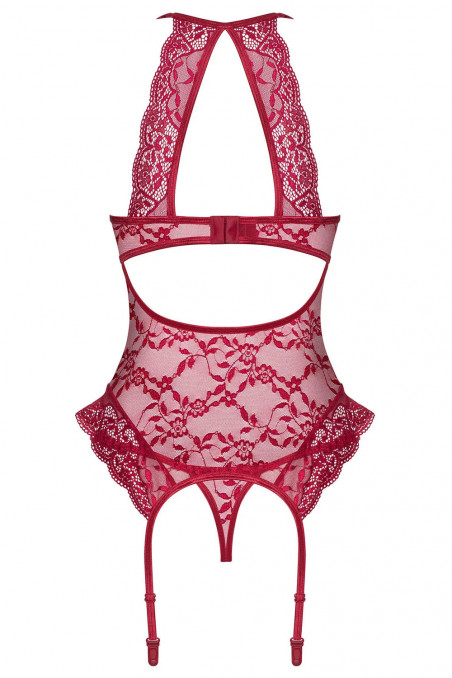 Корсет з трусиками-стринг Obsessive Ivetta Corset