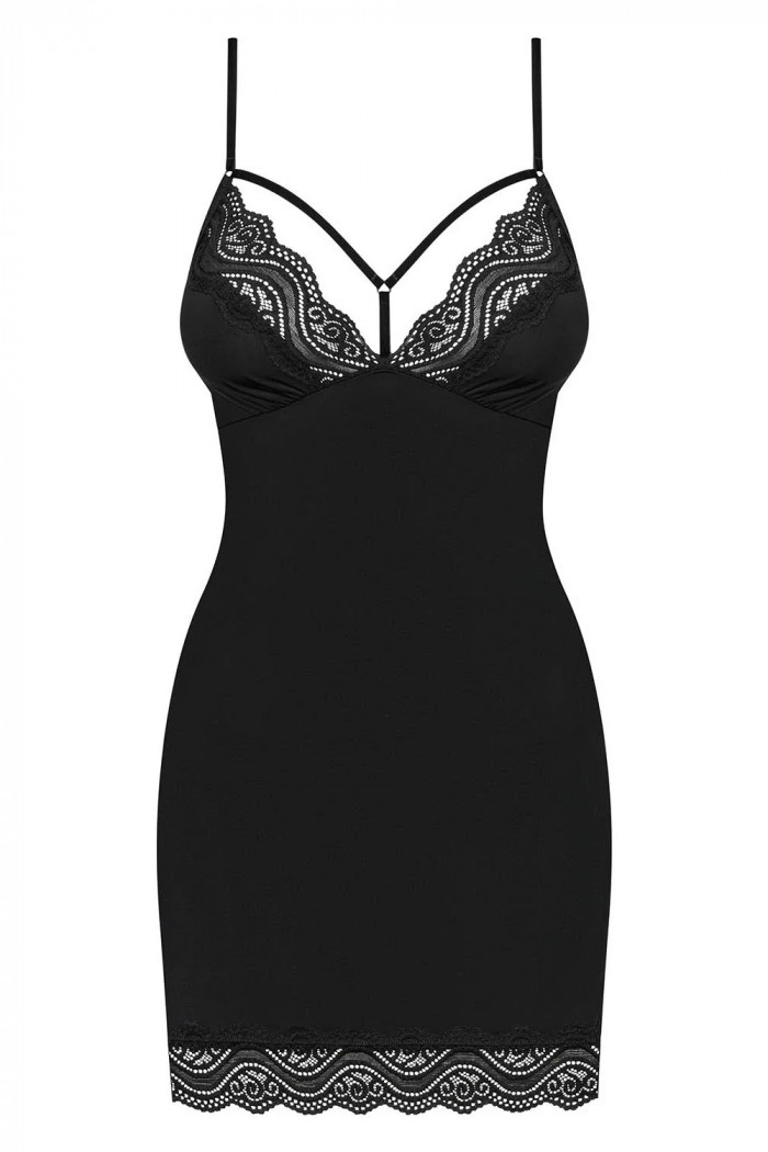 Облегающая сорочка с трусиками Obsessive Diyosa Chemise