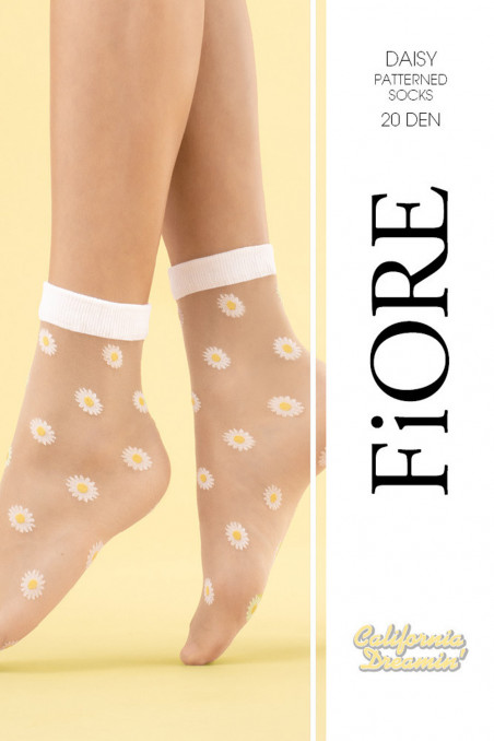Носочки с принтом "Цветы" Fiore DAISY 20d