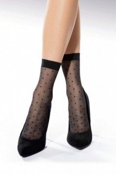 Шкарпетки в дрібний горох Knittex Whisper 20d