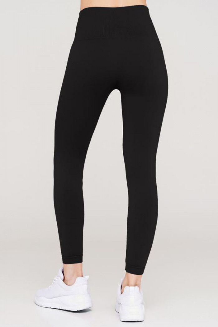 Безшовні легінси з широким поясом GIULIA Energy Nero