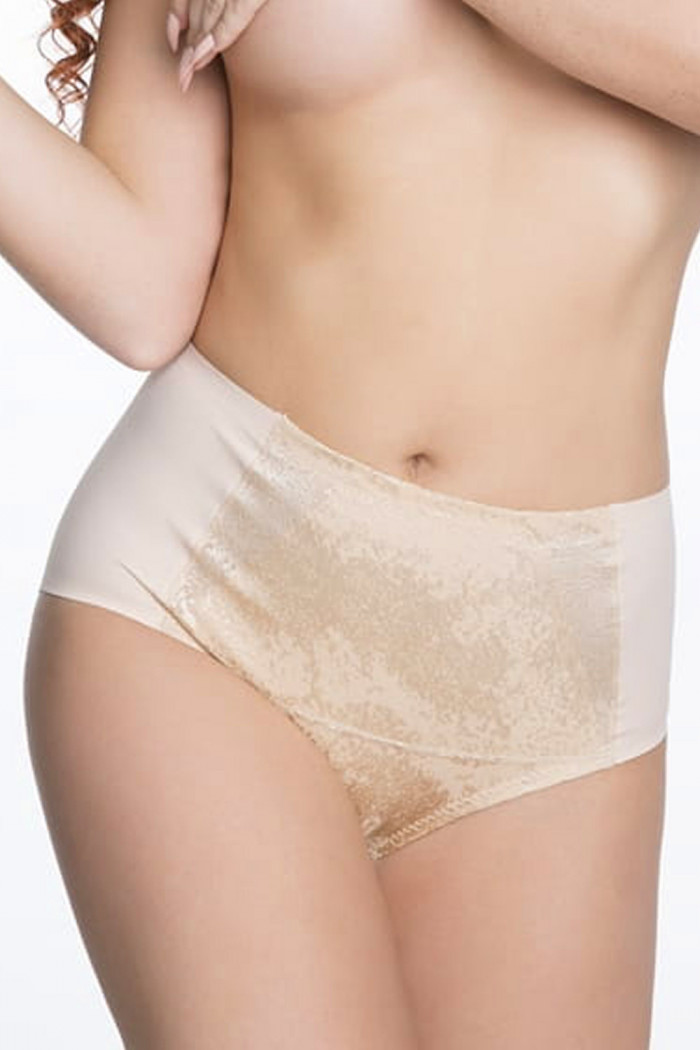 Високі трусики сліп Julimex AGAT Бежеві