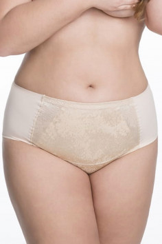 Високі трусики сліп Julimex AGAT Бежеві