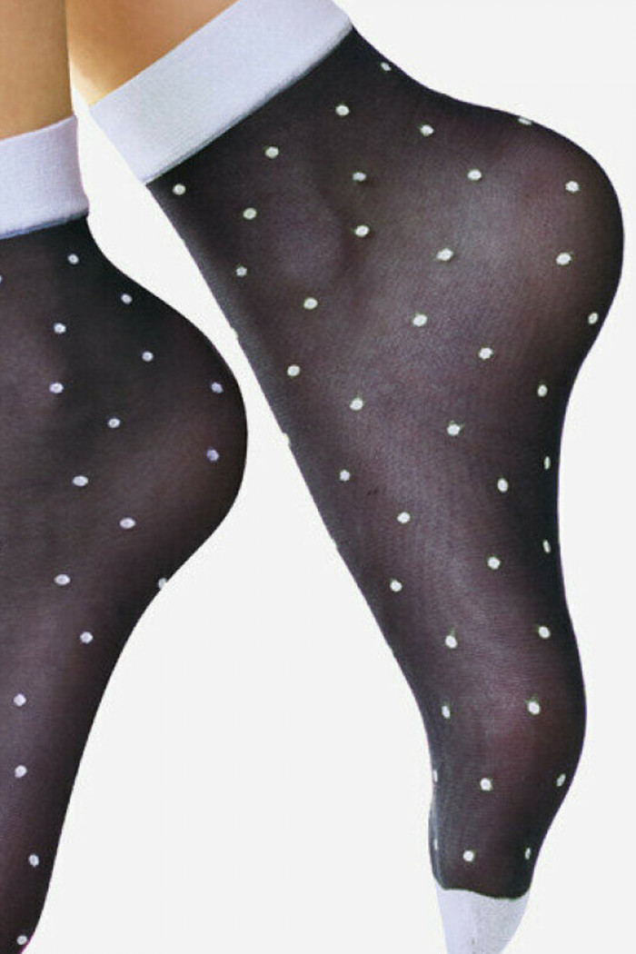 Шкарпетки в дрібний горох Lores Pois Bianchi 20d