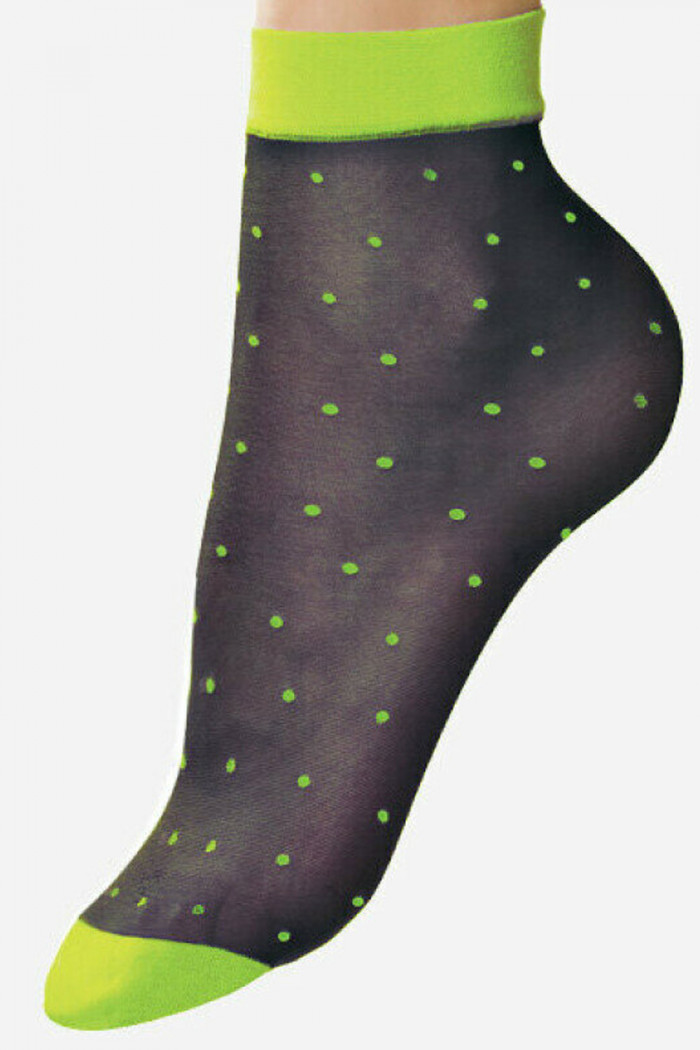 Шкарпетки в дрібний горох Lores Pois Gialli 20d