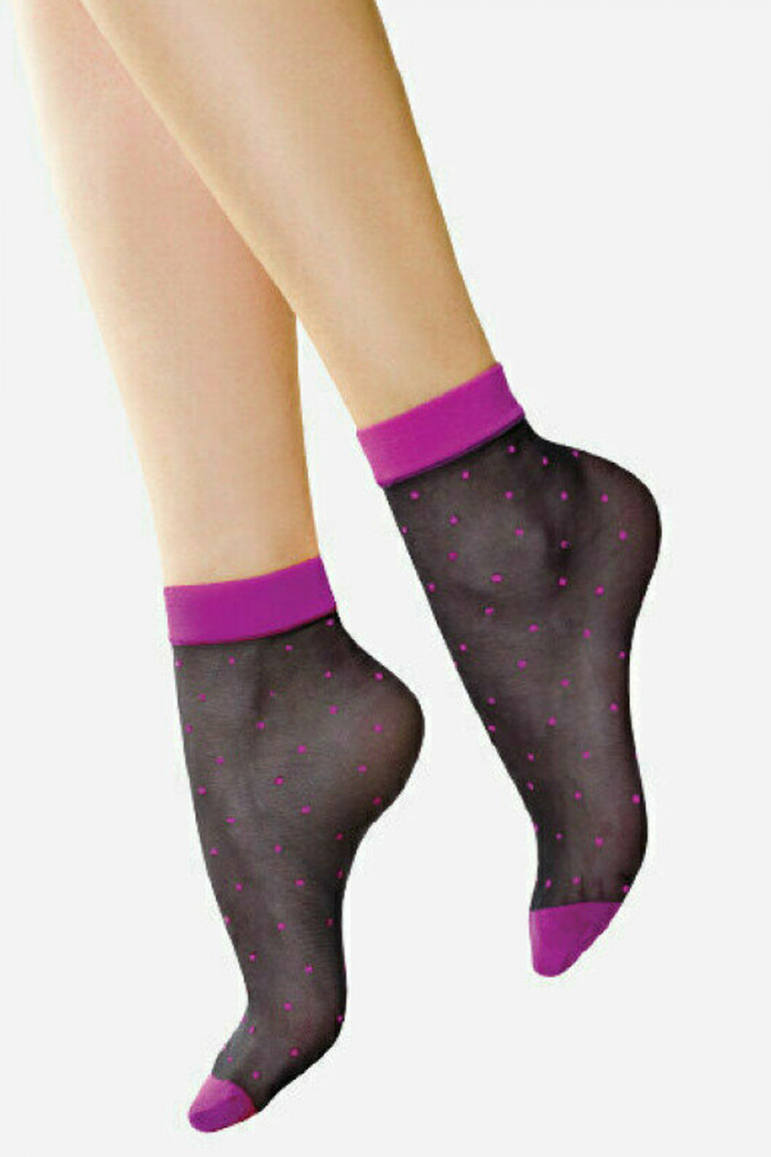 Шкарпетки в горошок Lores Pois Fuxia 20d