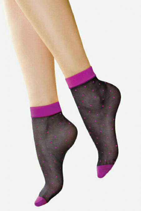 Шкарпетки в горошок Lores Pois Fuxia 20d