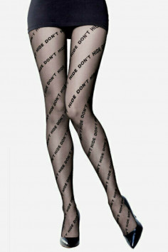 Колготки з принтом Lores Don't Hide 20Den