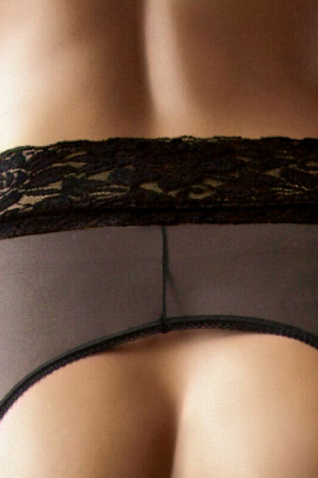 Чулки с кружевным поясом LORES Pink Orchid Sexy 20d