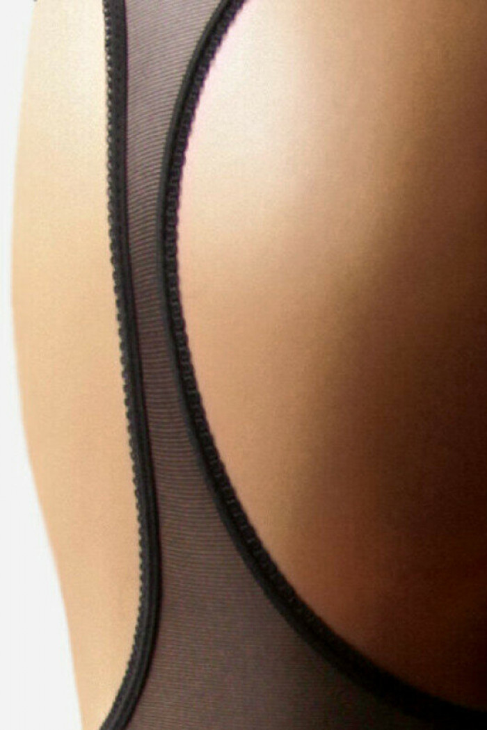 Панчохи з мереживним поясом LORES Pink Orchid Sexy 20d