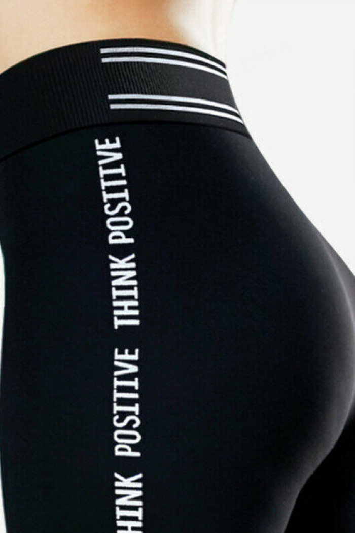 Бесшовные леггинсы LORES Think Positive 90Den