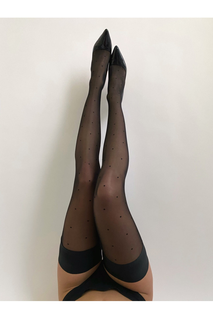 Чулки в горошек Gabriella Puntina 20 den