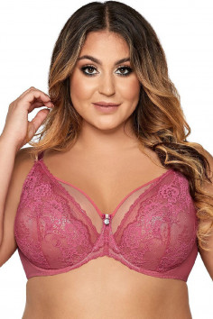 Бюстгальтер м'який з мереживом Ava Venus AV 1824 Pink