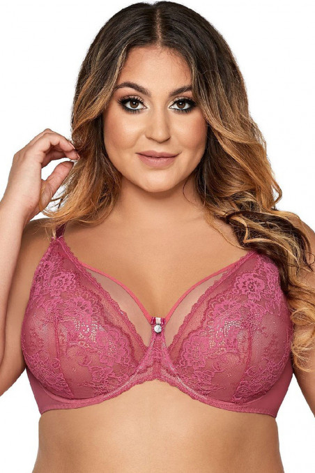 Бюстгальтер м'який з мереживом Ava Venus AV 1824 Pink