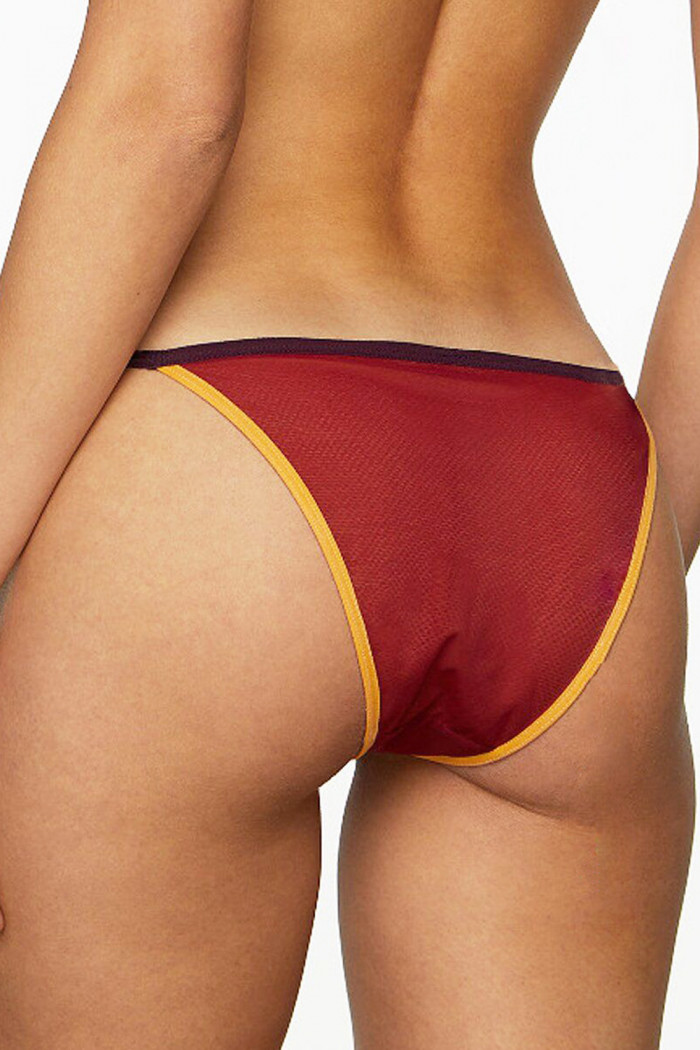 Полупрозрачные слипы с кружевом Kinga Golden Hour B-756/1