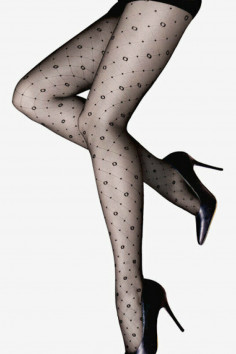 Прозорі колготки з візерунком Lores Sensuale 20Den