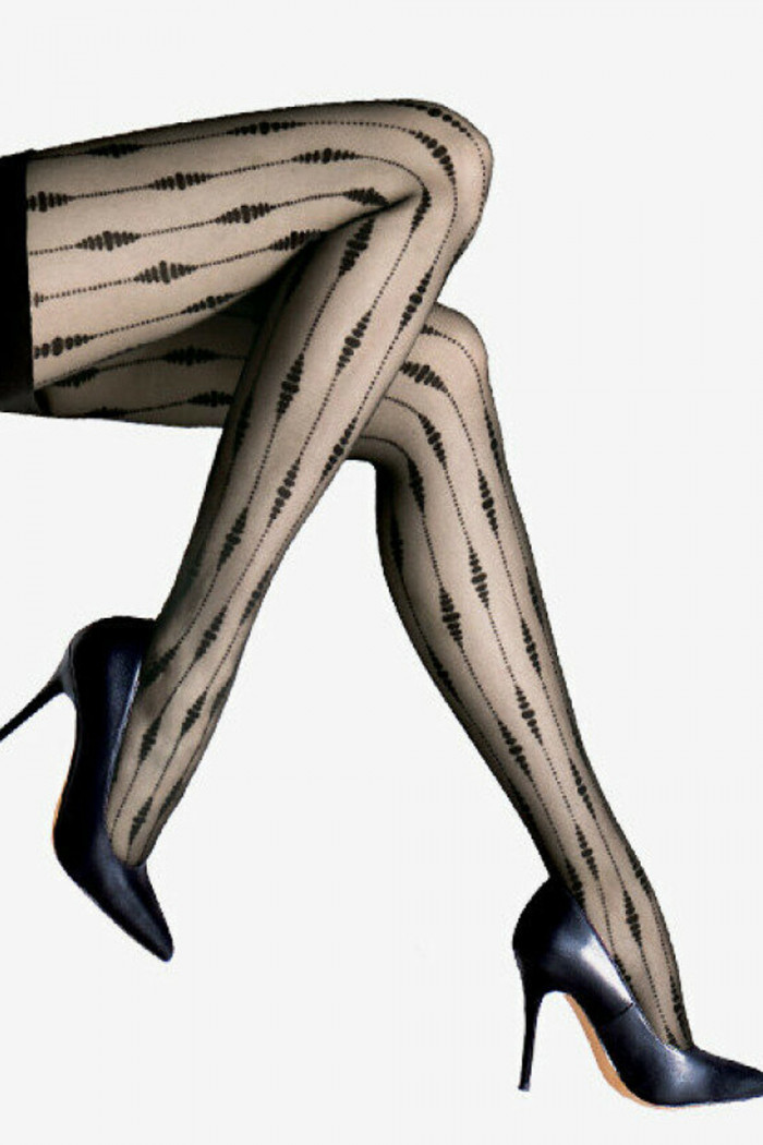 Прозрачные колготки с узором Lores Ritmo 20Den