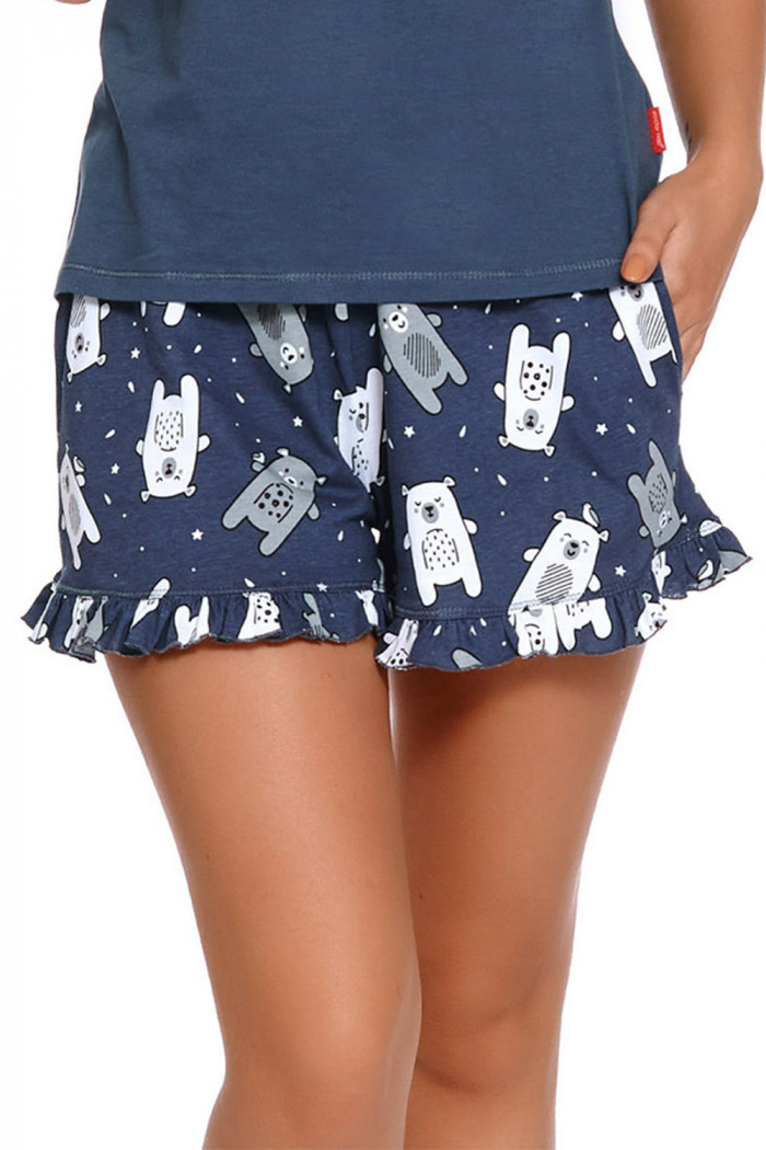 Женская пижама с короткими шортами Doctor Nap PM 4219 Blue