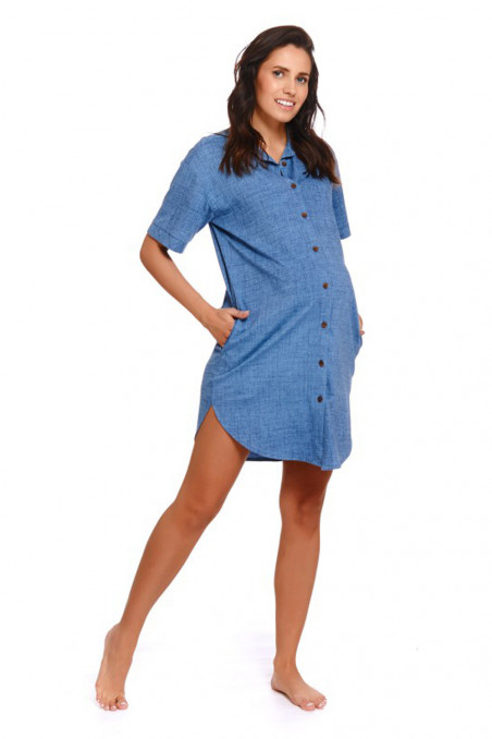 Платье-рубашка джинсовое Doctor Nap TM.4226