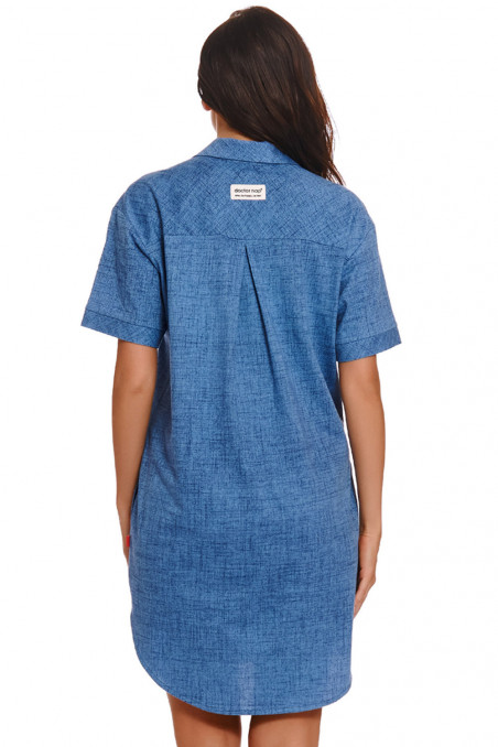 Платье-рубашка джинсовое Doctor Nap TM.4226