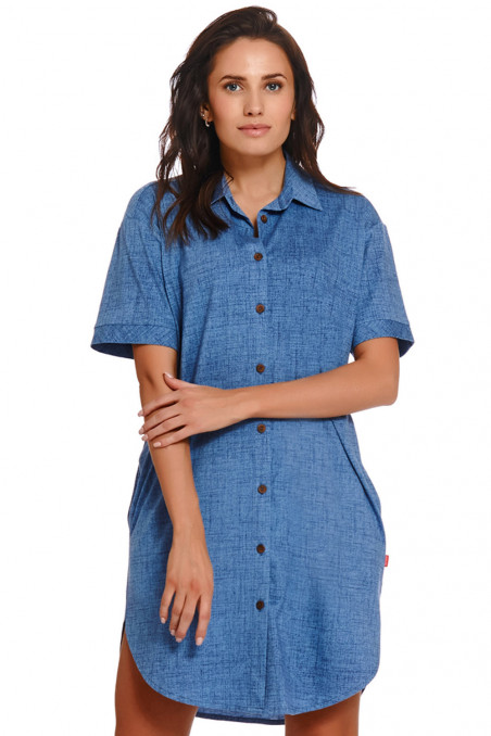 Платье-рубашка джинсовое Doctor Nap TM.4226