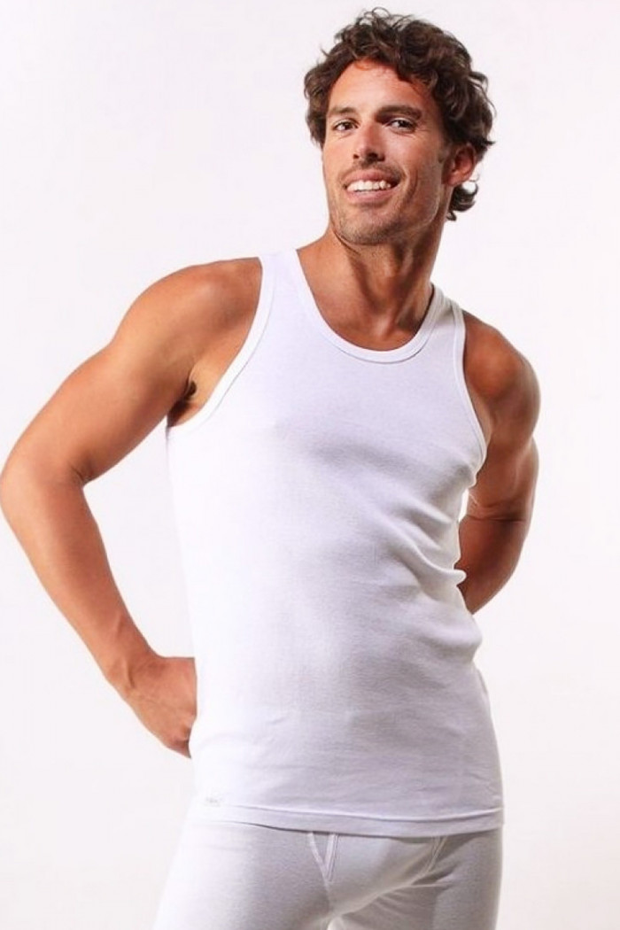 Мужская майка хлопковая Key MVS 012