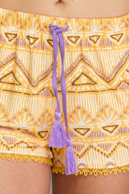 Женский комплект с яркими шортами Key LNS 960 A21