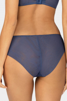 Трусики тюль с вышивкой Ewa Bien Tamal C100 Blue 2