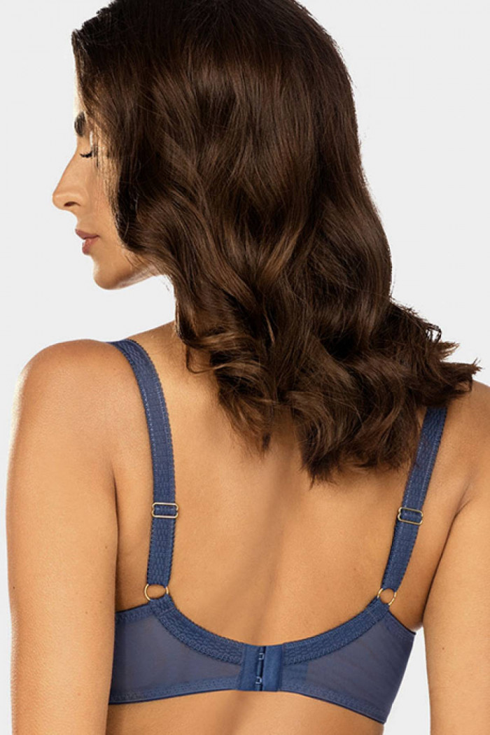 Бюстгальтер балконет с мягкой чашкой Ewa Bien Tamal B139 Blue