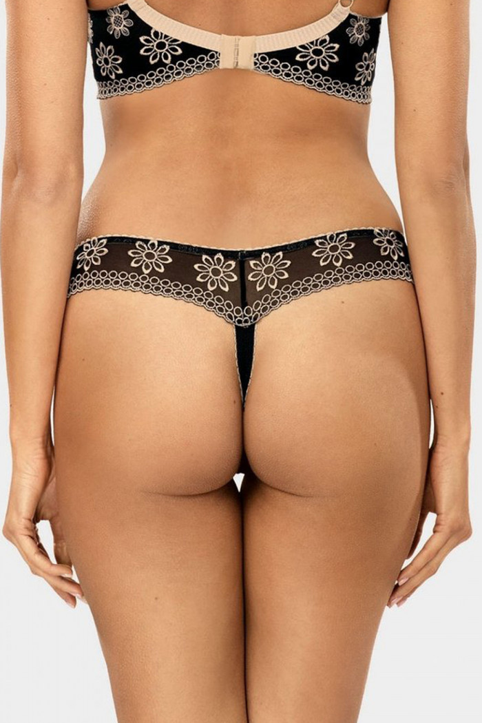Трусики-стринг кружевные Ewa Bien Avero C201