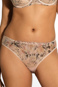Трусики слип с принтом Ewa Bien Amala C100 Beige
