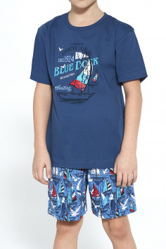 Комплект домашній/піжама для хлопчика CORNETTE 789/96 Blue dock 2