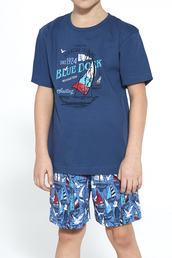 Комплект домашний/пижама для мальчика CORNETTE 789/96 Blue dock