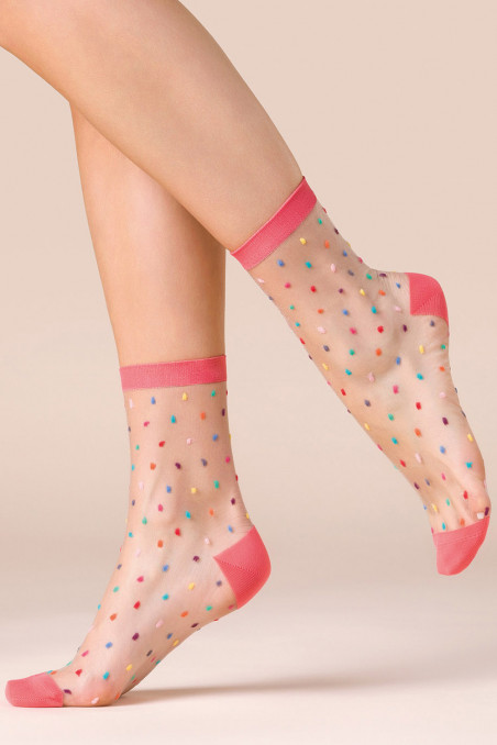 Носочки женские в цветной горошек Gabriella Gigi