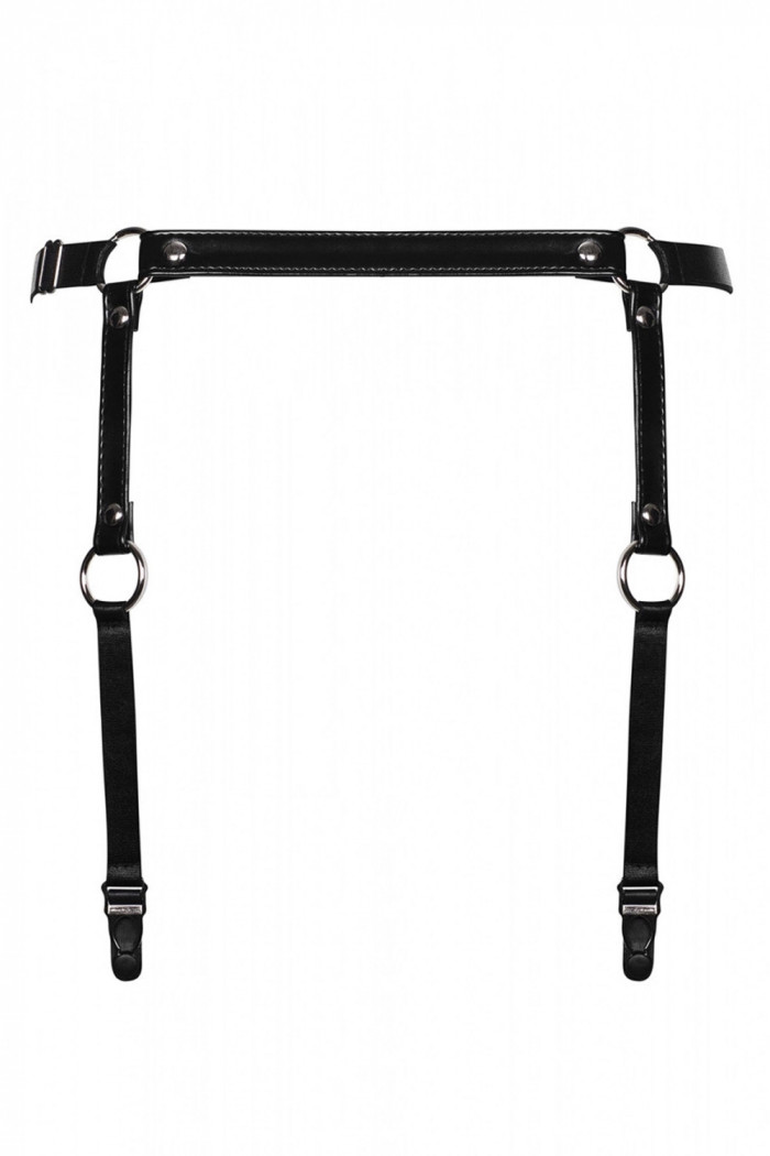 Пояс для чулок из эко-кожи Obsessive A756