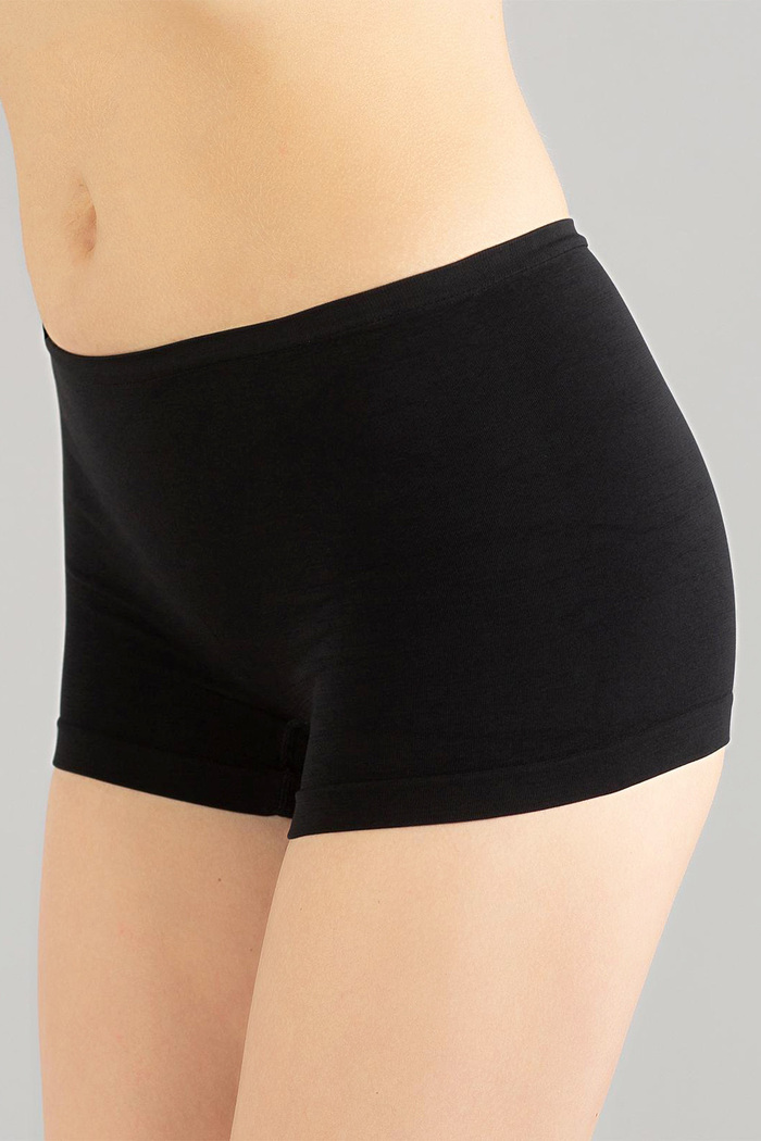 Трусики-шорти безшовні Giulia Boxer briefs Black