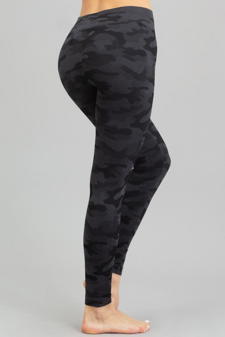 Бесшовные камуфляжные леггинсы GIULIA Leggings Military Grigio