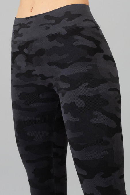 Бесшовные камуфляжные леггинсы GIULIA Leggings Military Grigio