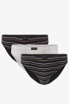 Труси-сліпи з принтом Atlantic 3MP-077 (3 шт) 2