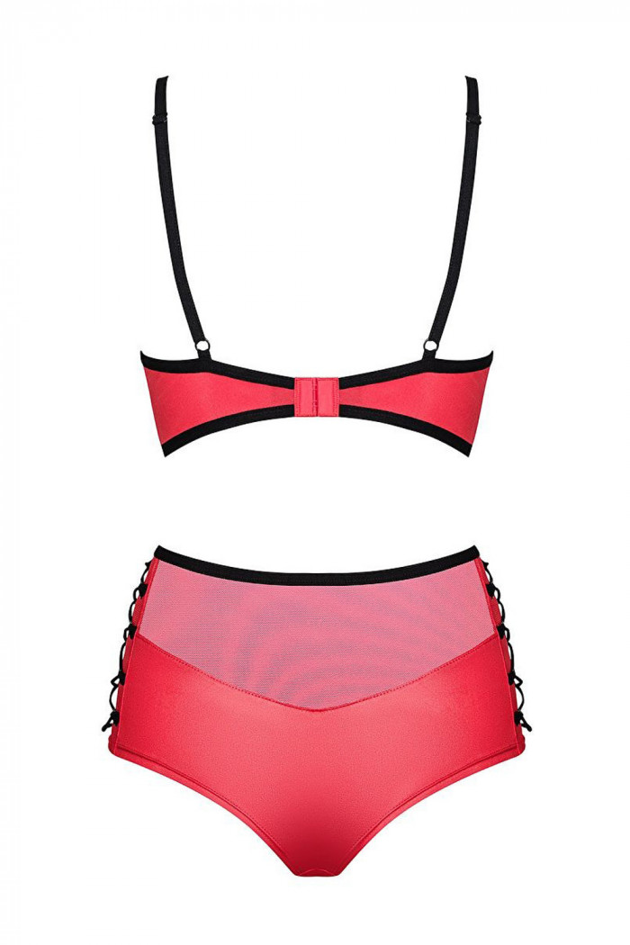 Комплект під шкіру Obsessive Leatheria Red