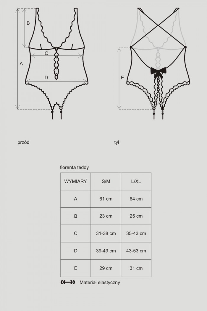 Боди с вырезом Obsessive Fiorenta Red