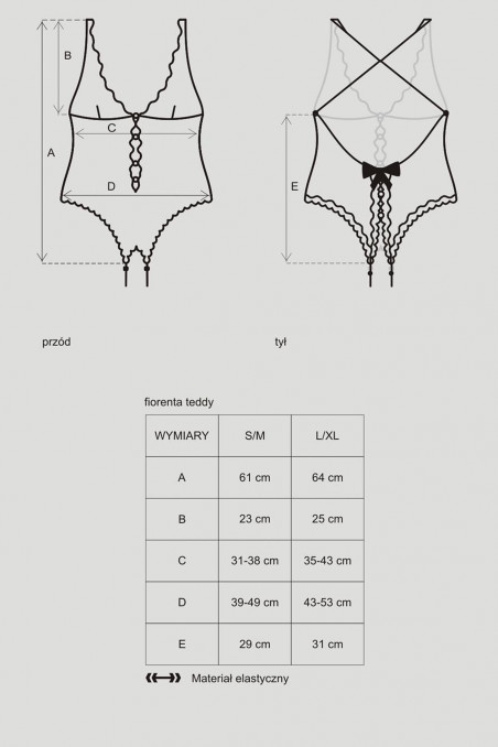 Боди с вырезом Obsessive Fiorenta Red