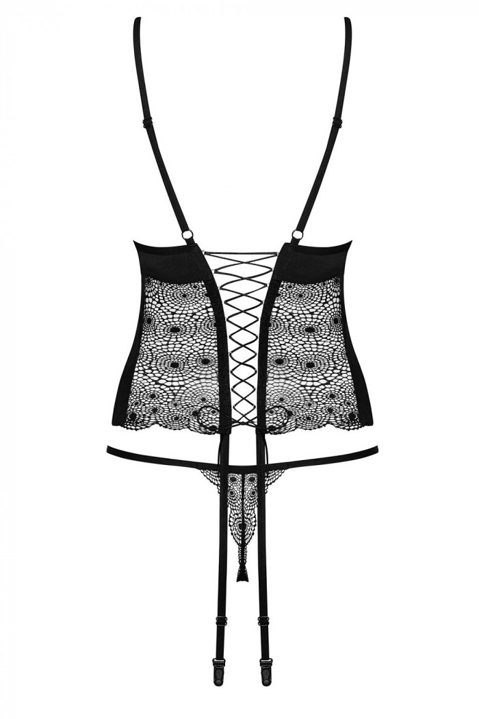Корсет с трусиками Obsessive Sharlotte corset