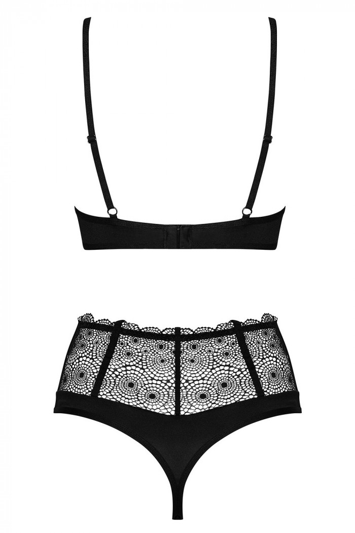 Комплект с высокми трусиками Obsessive Sharlotte set