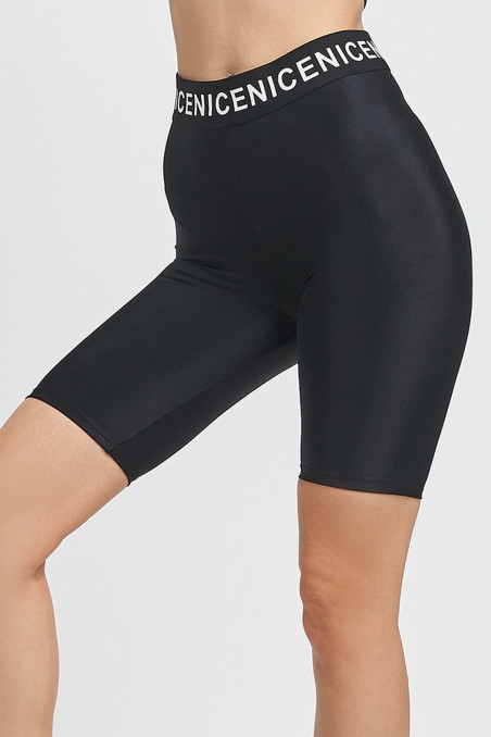 Треки-велосипедки с принтованной резинкой Issa Plus 7770